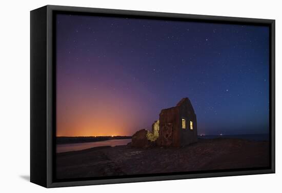 Pointe Du Percho by Night-Philippe Manguin-Framed Premier Image Canvas