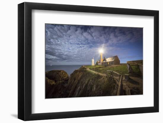 Pointe Saint Mathieu at night-Philippe Manguin-Framed Photographic Print