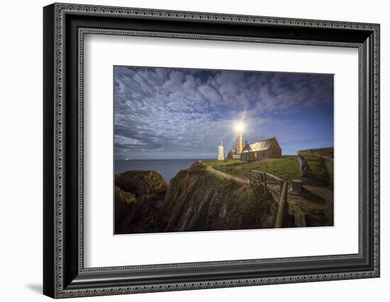 Pointe Saint Mathieu at night-Philippe Manguin-Framed Photographic Print