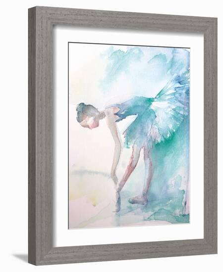 Pointe Shoes-Aimee Del Valle-Framed Art Print