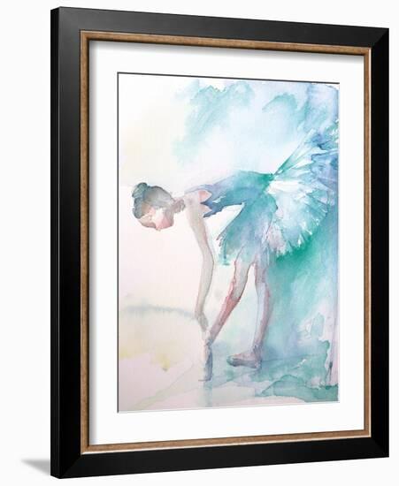 Pointe Shoes-Aimee Del Valle-Framed Art Print