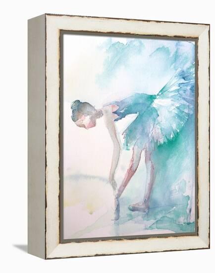 Pointe Shoes-Aimee Del Valle-Framed Stretched Canvas