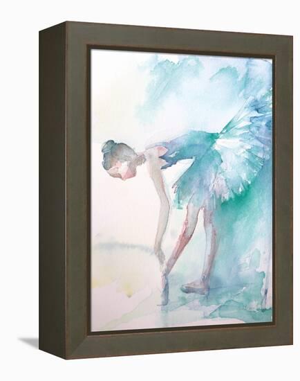 Pointe Shoes-Aimee Del Valle-Framed Stretched Canvas