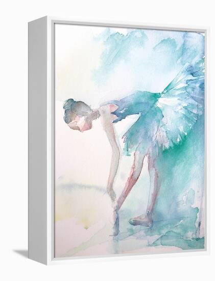 Pointe Shoes-Aimee Del Valle-Framed Stretched Canvas