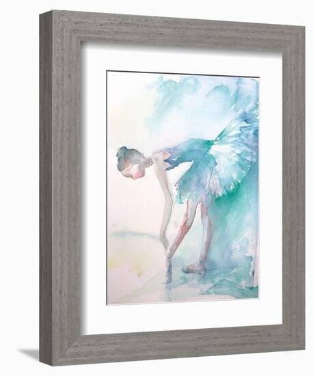 Pointe Shoes-Aimee Del Valle-Framed Premium Giclee Print