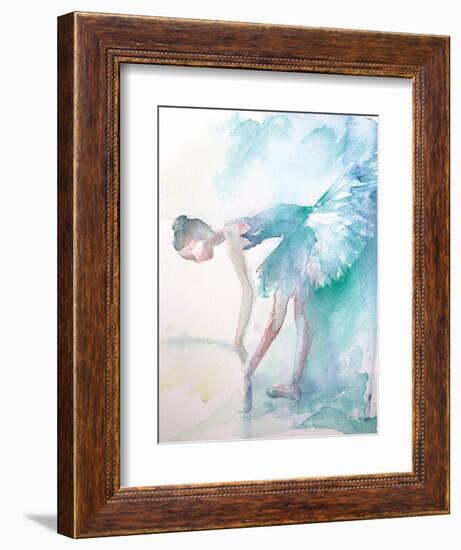 Pointe Shoes-Aimee Del Valle-Framed Premium Giclee Print