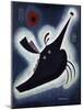 Pointed Black, 1931 (Oil on Board)-Wassily Kandinsky-Mounted Giclee Print