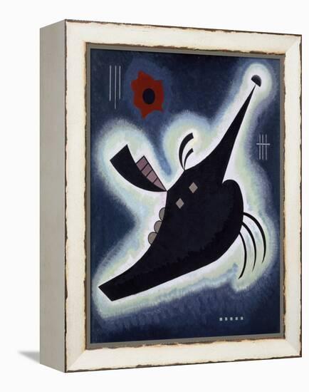 Pointed Black, 1931 (Oil on Board)-Wassily Kandinsky-Framed Premier Image Canvas