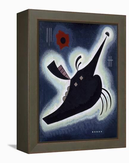 Pointed Black, 1931 (Oil on Board)-Wassily Kandinsky-Framed Premier Image Canvas