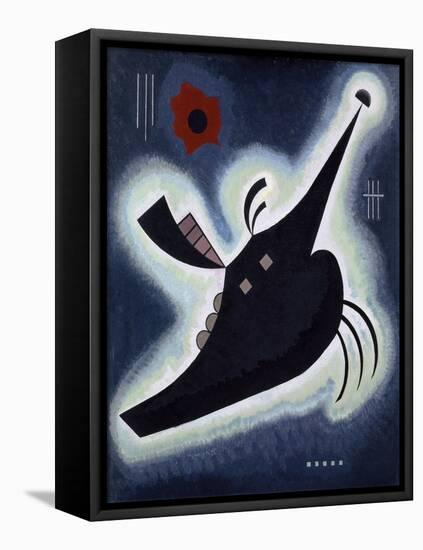 Pointed Black, 1931 (Oil on Board)-Wassily Kandinsky-Framed Premier Image Canvas