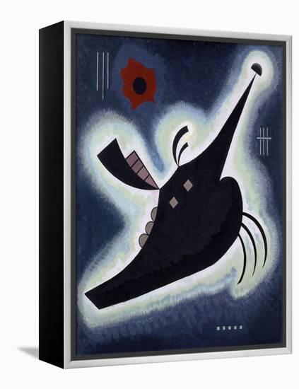 Pointed Black, 1931 (Oil on Board)-Wassily Kandinsky-Framed Premier Image Canvas