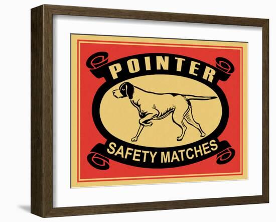Pointer Safety Matches-Mark Rogan-Framed Art Print