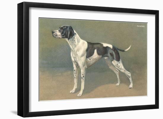 Pointer-null-Framed Art Print