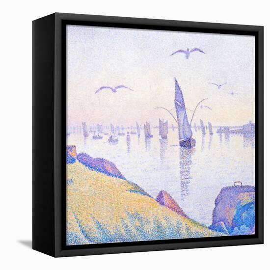 Pointillism III-Steve Hunziker-Framed Stretched Canvas