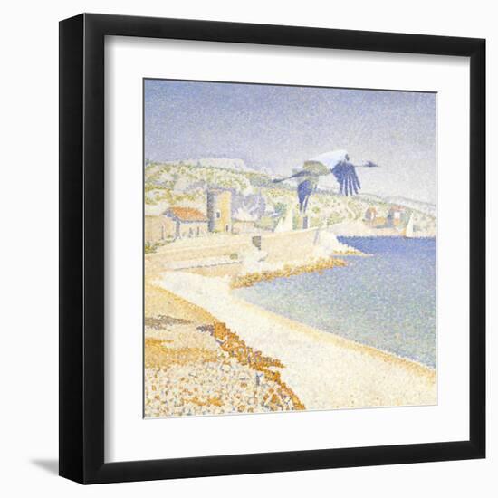 Pointillism IV-Steve Hunziker-Framed Art Print