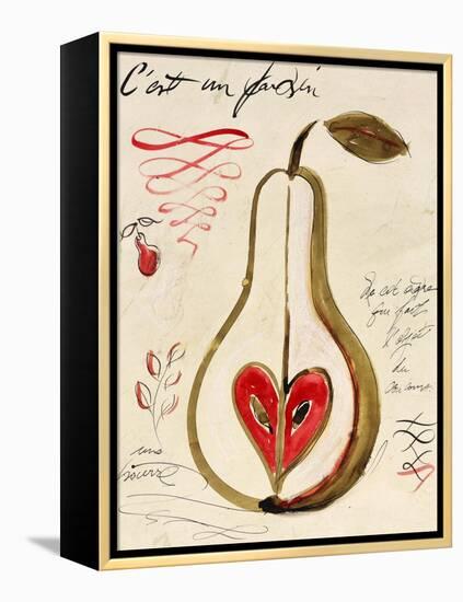 Poire III-Susan Gillette-Framed Premier Image Canvas