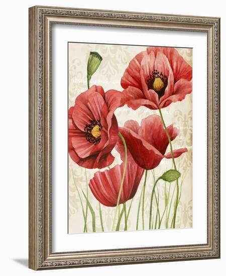 Poised Poppy I-Grace Popp-Framed Art Print