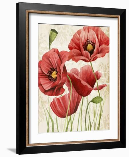 Poised Poppy I-Grace Popp-Framed Art Print