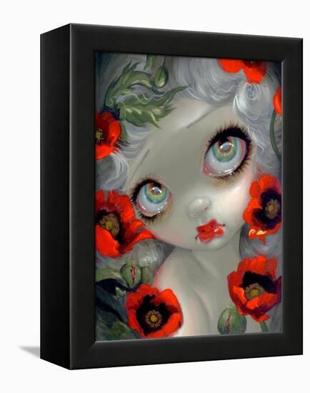 Poisonous Beauties III: Opium Poppy-Jasmine Becket-Griffith-Framed Stretched Canvas