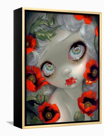 Poisonous Beauties III: Opium Poppy-Jasmine Becket-Griffith-Framed Stretched Canvas