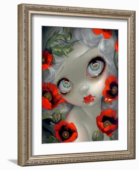 Poisonous Beauties III: Opium Poppy-Jasmine Becket-Griffith-Framed Art Print