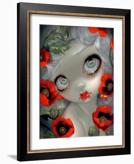 Poisonous Beauties III: Opium Poppy-Jasmine Becket-Griffith-Framed Art Print