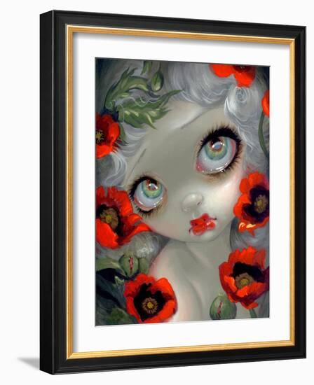 Poisonous Beauties III: Opium Poppy-Jasmine Becket-Griffith-Framed Art Print