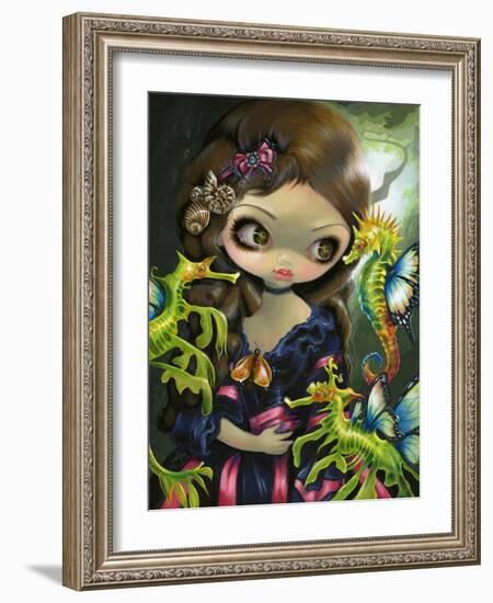 Poissons Volants L Hippocampe-Jasmine Becket-Griffith-Framed Art Print