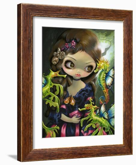 Poissons Volants L Hippocampe-Jasmine Becket-Griffith-Framed Art Print