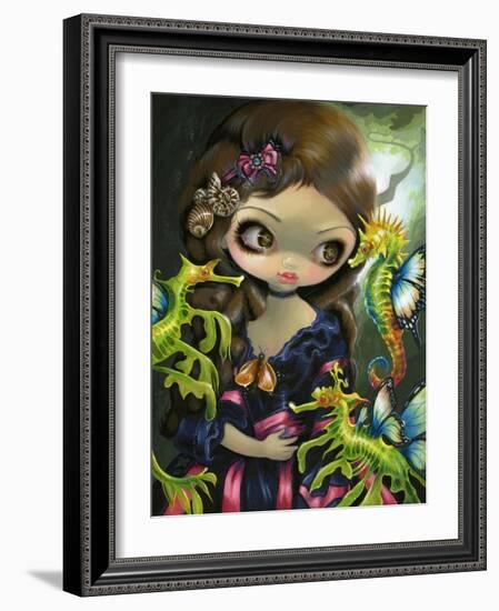 Poissons Volants L Hippocampe-Jasmine Becket-Griffith-Framed Art Print