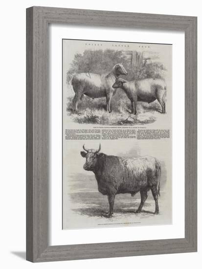 Poissy Cattle Show-Harrison William Weir-Framed Giclee Print