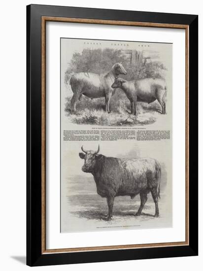 Poissy Cattle Show-Harrison William Weir-Framed Giclee Print