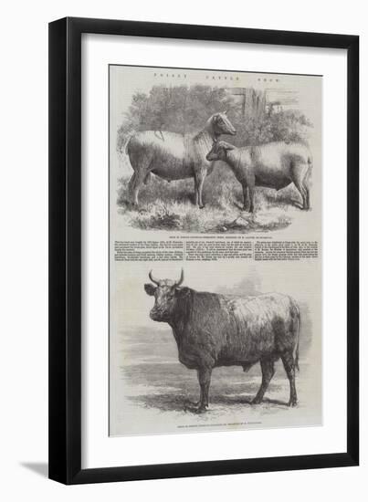 Poissy Cattle Show-Harrison William Weir-Framed Giclee Print