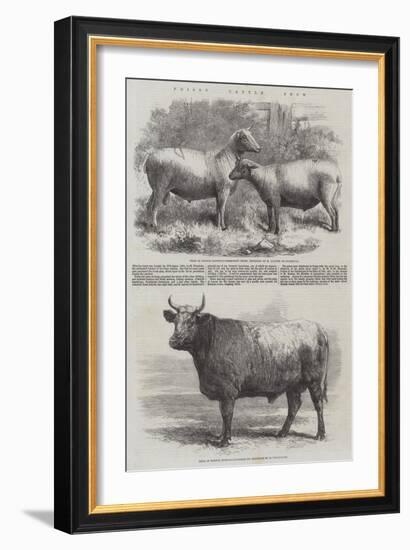 Poissy Cattle Show-Harrison William Weir-Framed Giclee Print