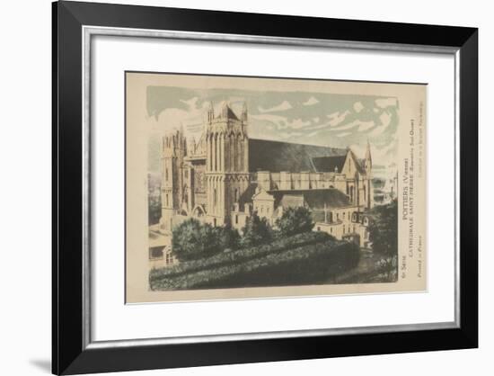 Poitiers, Vienne, Cathedrale Saint-Pierre-null-Framed Giclee Print