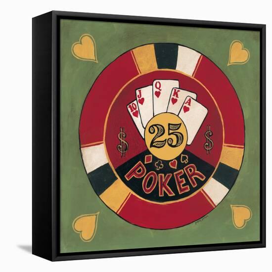 Poker - $25-Gregory Gorham-Framed Stretched Canvas