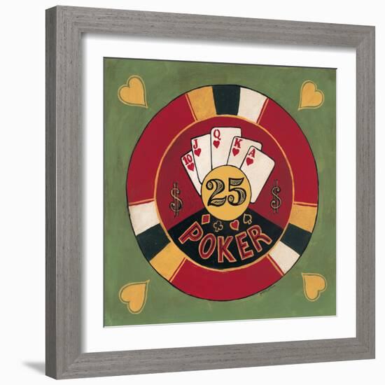 Poker - $25-Gregory Gorham-Framed Art Print