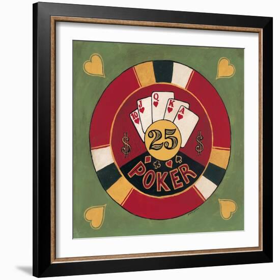 Poker - $25-Gregory Gorham-Framed Art Print