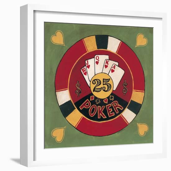 Poker - $25-Gregory Gorham-Framed Art Print