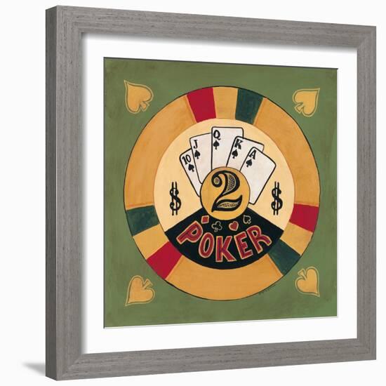 Poker - $2-Gregory Gorham-Framed Art Print