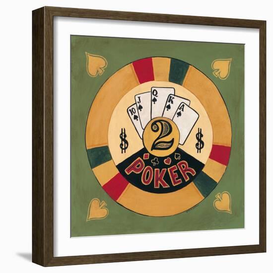 Poker - $2-Gregory Gorham-Framed Art Print