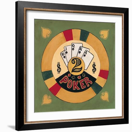 Poker - $2-Gregory Gorham-Framed Art Print