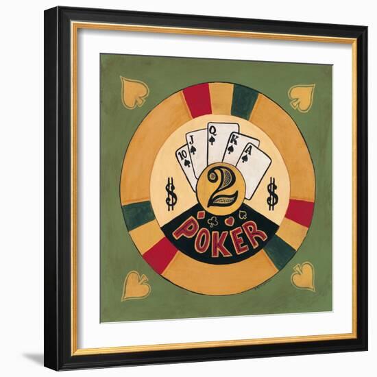 Poker - $2-Gregory Gorham-Framed Art Print