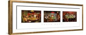 Poker Dogs-Cassius Marcellus Coolidge-Framed Art Print