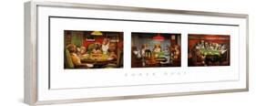 Poker Dogs-Cassius Marcellus Coolidge-Framed Art Print