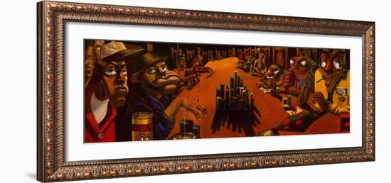 Poker Game-Justin Bua-Framed Art Print