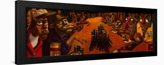 Poker Game-Justin Bua-Framed Art Print