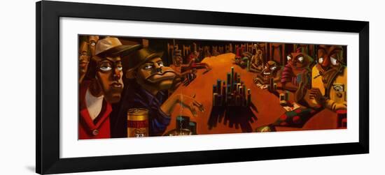 Poker Game-Justin Bua-Framed Art Print