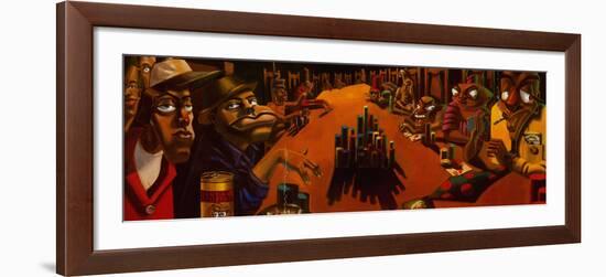 Poker Game-Justin Bua-Framed Art Print