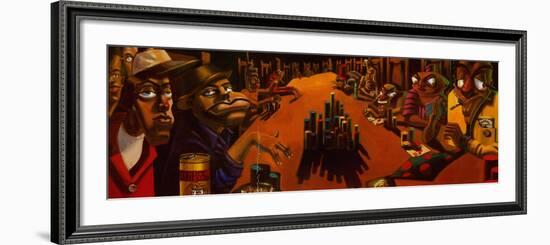 Poker Game-Justin Bua-Framed Art Print